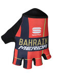 SPORTFUL guantes de dedos cortos - BAHRAIN MERIDA 2019 - rojo/azul