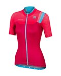 SPORTFUL jersey de manga corta - BODYFIT PRO LADY - rosa/turquesa