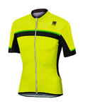SPORTFUL jersey de manga corta - PISTA - amarillo/negro