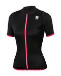 SPORTFUL jersey de manga corta - LUNA LADY - negro/rosa