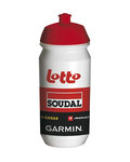 TACX botella de agua - LOTTO SOUDAL - blanco/rojo