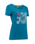 TDF Camiseta de manga corta - ROUES LADY - azul