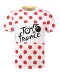 TDF Camiseta de manga corta - TDF LEADER POIS '21 - blanco/rojo