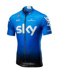 CASTELLI jersey de manga corta - TEAM SKY FAN 2019 - blanco/negro/azul claro