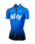 CASTELLI jersey de manga corta - TEAM SKY FAN 2019 - azul claro/blanco/negro