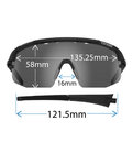 TIFOSI Gafas - SLEDGE L INTERCHANGE - negro