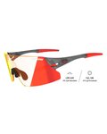 TIFOSI Gafas - RAIL XC FOTOTEC - gris/rojo