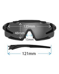 TIFOSI Gafas - AETHON INTERCHANGE - rojo/negro