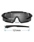 TIFOSI Gafas - AETHON INTERCHANGE - negro/blanco
