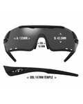 TIFOSI Gafas - DAVOS - negro/blanco