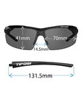 TIFOSI Gafas - TRACK  - negro/rojo