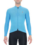 UYN maillot de invierno de manga larga - AIRWING WINTER - negro/turquesa