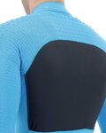 UYN maillot de invierno de manga larga - AIRWING WINTER - negro/turquesa