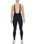 UYN pantalones largos con tirantes - RIDEMILES WINTER - negro
