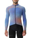 UYN maillot de invierno de manga larga - SPECTRE WINTER - azul/naranja/negro
