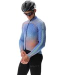 UYN maillot de invierno de manga larga - SPECTRE WINTER - azul/naranja/negro