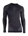 UYN camiseta de manga larga - FUSYON MERINO - negro