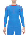UYN camiseta de manga larga - RESILYON  - azul/rojo