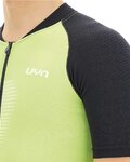 UYN jersey de manga corta - BIKING GRANFONDO - negro/verde