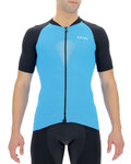 UYN jersey de manga corta - BIKING GRANFONDO - azul/negro