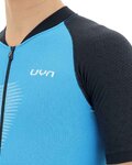 UYN jersey de manga corta - BIKING GRANFONDO - azul/negro