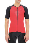 UYN jersey de manga corta - BIKING GRANFONDO - negro/rojo
