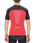 UYN jersey de manga corta - BIKING GRANFONDO - negro/rojo