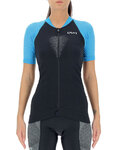 UYN jersey de manga corta - GRANFONDO LADY - azul/negro