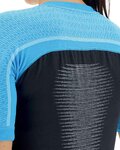 UYN jersey de manga corta - GRANFONDO LADY - azul/negro