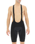 UYN pantalones cortos de tirantes - BIKING RIDEMILES - negro