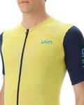UYN jersey de manga corta - BIKING GARDA - amarillo/azul