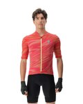 UYN jersey de manga corta - BIKING WAVE - negro/rojo