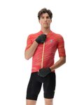 UYN jersey de manga corta - BIKING WAVE - negro/rojo