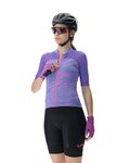 UYN jersey de manga corta - BIKING WAVE LADY - púrpura