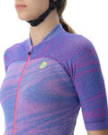 UYN jersey de manga corta - BIKING WAVE LADY - púrpura