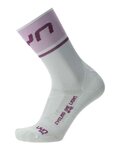 UYN calcetines clásicos - ONE LIGHT LADY - granate/blanco/rosa