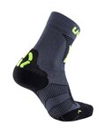 UYN calcetines clásicos - MOUNTAIN MTB - negro/gris/amarillo