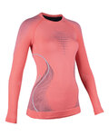 UYN camiseta de manga larga - EVOLUTYON LADY - negro/rosa