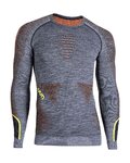 UYN camiseta de manga larga - AMBITYON - naranja/gris