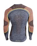 UYN camiseta de manga larga - AMBITYON - naranja/gris