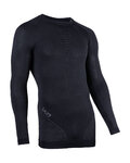 UYN camiseta de manga larga - FUSYON MERINO - negro