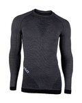 UYN camiseta de manga larga - FUSYON MERINO - negro/gris