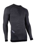 UYN camiseta de manga larga - FUSYON MERINO - negro/gris