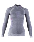 UYN camiseta de manga larga - FUSYON MERINO LADY - gris/negro