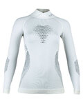 UYN camiseta de manga larga - FUSYON MERINO LADY - gris/blanco