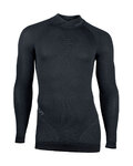 UYN camiseta de manga larga - FUSYON MERINO - gris/negro