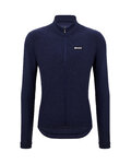 SANTINI maillot de invierno de manga larga - PURE  - azul