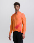 SANTINI maillot de invierno de manga larga - PURE DYE - naranja