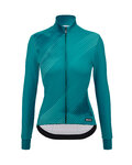 SANTINI maillot de invierno de manga larga - PURE DYE - azul