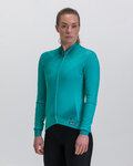 SANTINI maillot de invierno de manga larga - PURE DYE - azul